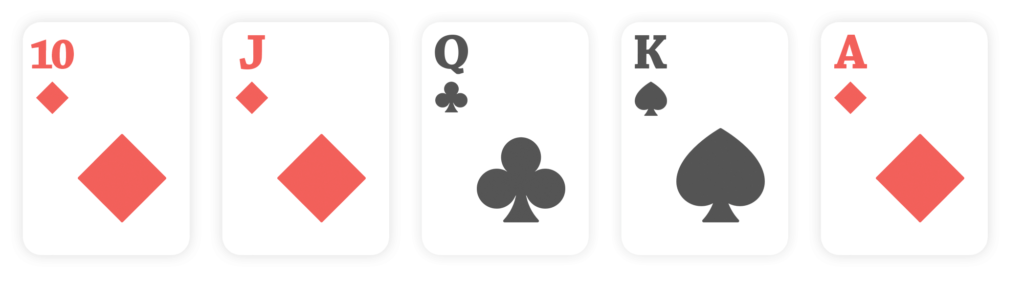 Стрит покер рук рейтинг